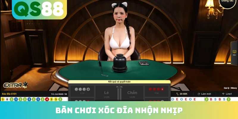 Bàn chơi Xóc Đĩa nhộn nhịp